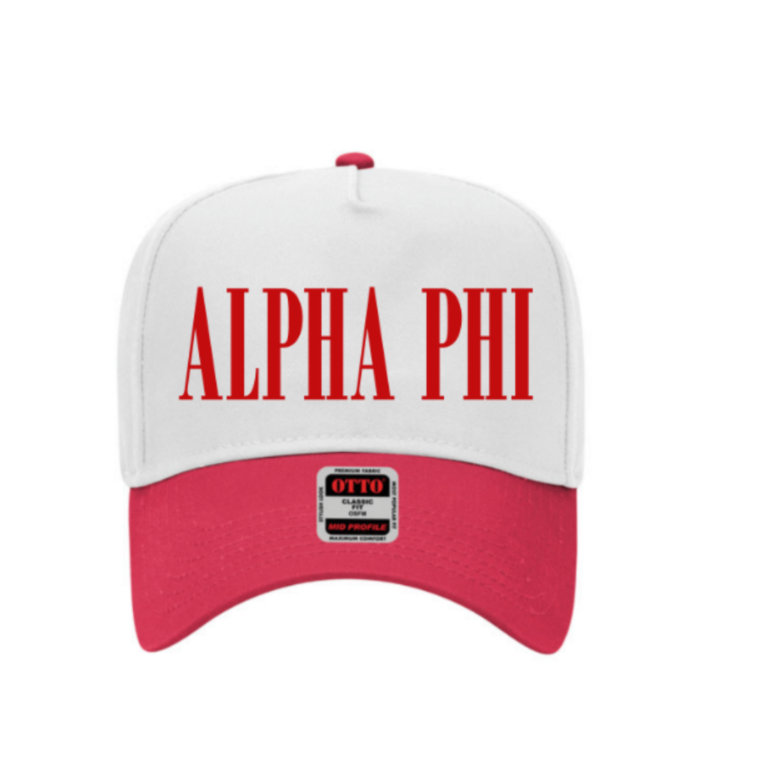 Denver Alpha Phi Crimson Merch Trucker Hat '241