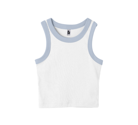 MALIBU TANK (CROPPED - 2-TONE)