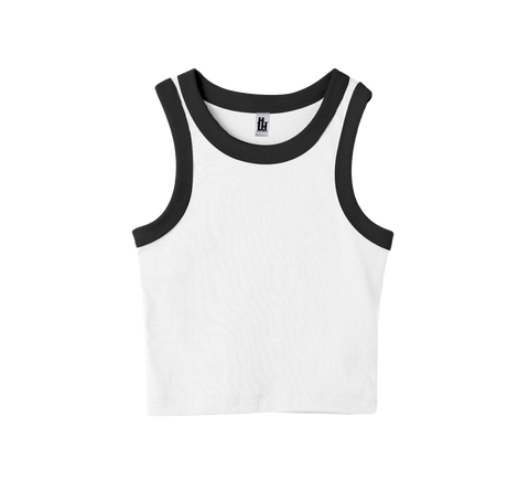 MALIBU TANK (CROPPED - 2-TONE)