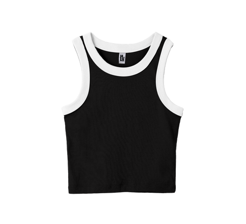 MALIBU TANK (CROPPED - 2-TONE)