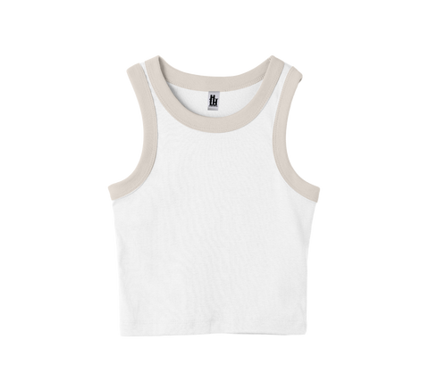 MALIBU TANK (CROPPED - 2-TONE)