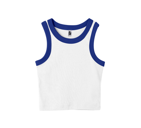 MALIBU TANK (CROPPED - 2-TONE)