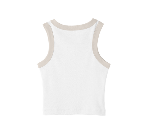 MALIBU TANK (CROPPED - 2-TONE)