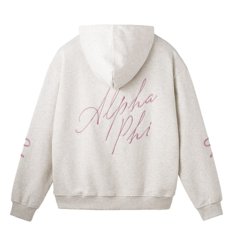 Alpha Phi "Floral Bow" Hoodie