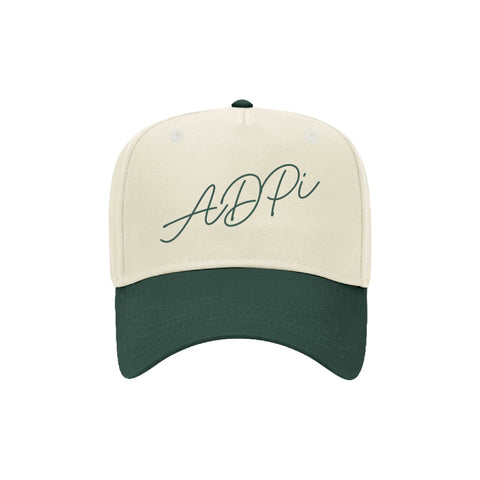 "Hand Written" Embroidered Sorority Hat