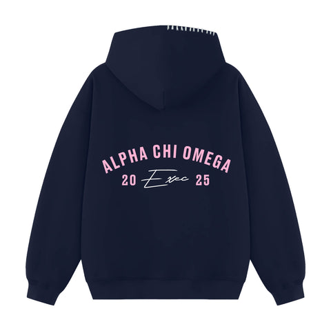 Rose Arc Exec Hood Stitch Sorority Hoodie