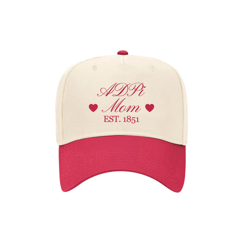 Mom Amour Embroidered Sorority Hat