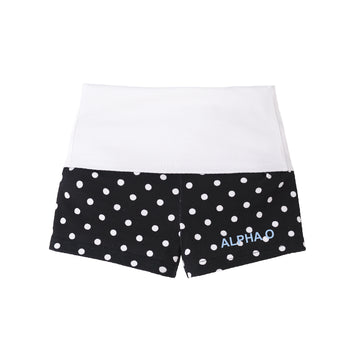 Polka Dot Set Sorority Foldover Shorts