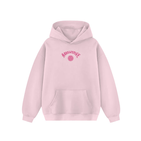 PO 90050| University of California San Diego Pi Beta Phi NO DRAWSTRING HOODIE Light Pink