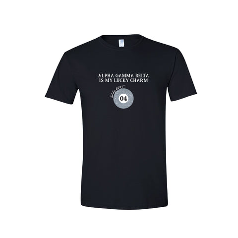 PO 12053| Appalachian State University Alpha Gamma Delta Black Tshirt