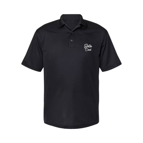 "Back 9 Dad" Embroidered Fraternity Polo