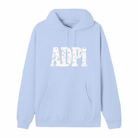 Blue Flower Sorority Hoodie