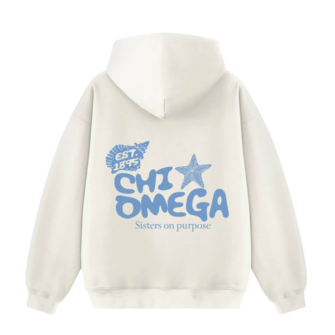 Upon a Beach Sorority Hoodie