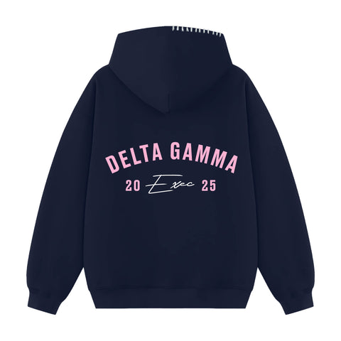Rose Arc Exec Hood Stitch Sorority Hoodie