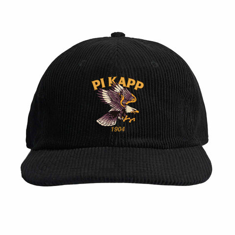 Eagle Eye Embroidered Fraternity Corduroy Cap
