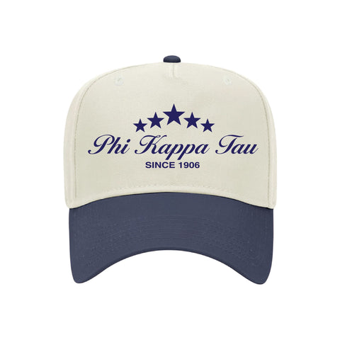 Five Star Embroidered Fraternity Hat
