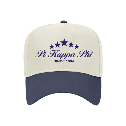 Five Star Embroidered Fraternity Hat