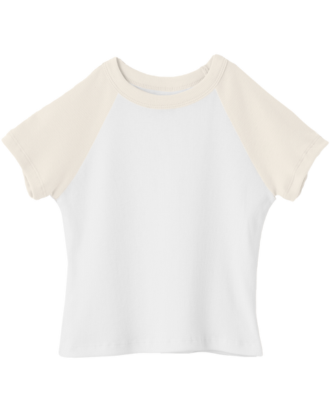 NEWPORT TEE (CROPPED - 2TONE)