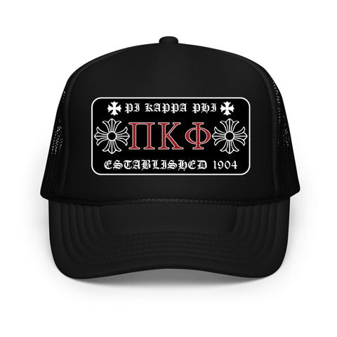 Gothic Fleur Embroidered Fraternity Cap