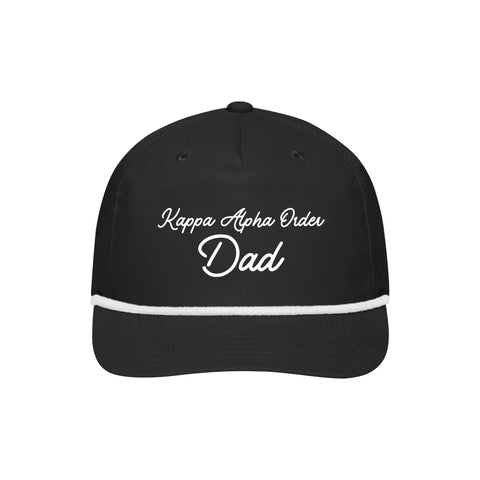 "Back 9 Dad" Embroidered Fraternity Rope Hat