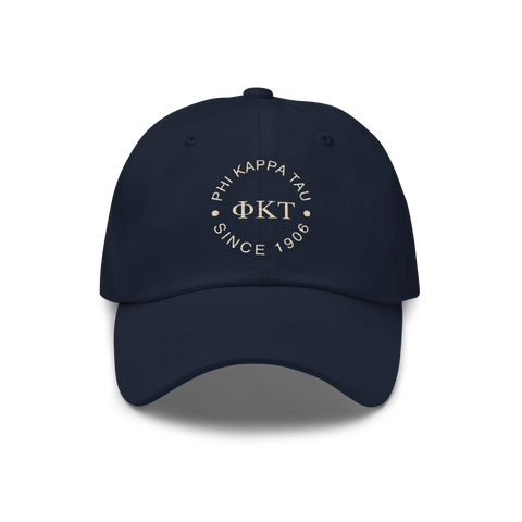 Heritage Hat-Phi Kappa Tau-blue, navy