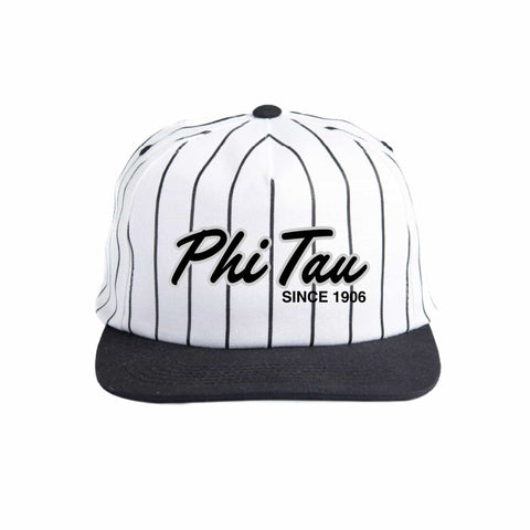 Silver and Black Embroidered Fraternity Hat