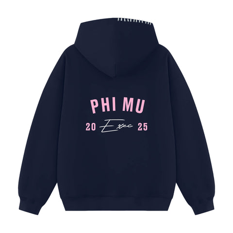 Rose Arc Exec Hood Stitch Sorority Hoodie