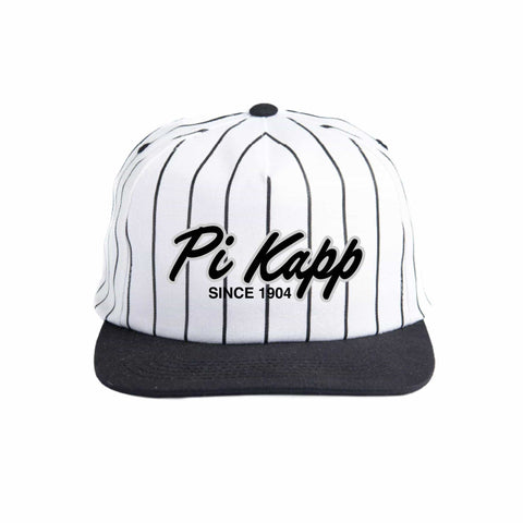 Silver and Black Embroidered Fraternity Hat