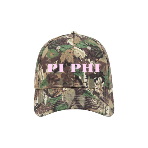Classic Camo Embroidered Sorority Hat