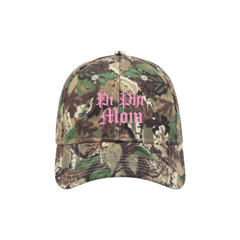 Mom By Nature Embroidered Sorority Hat