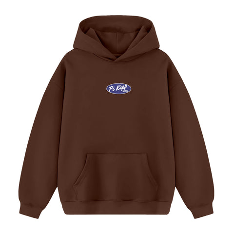 Retro Patch Mom Fraternity Hoodie