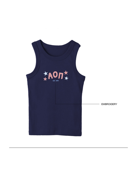 PO 13024| University of Oklahoma Alpha Omicron Pi Malibu Tank