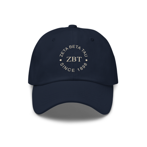 Heritage Hat-Zeta Beta Tau-blue, navy