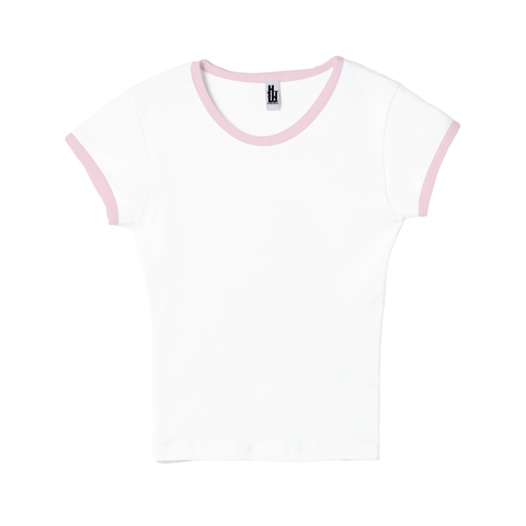 Cropped Venice Tee Two Tone