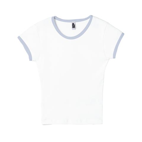 Cropped Venice Tee Two Tone