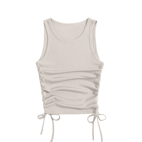 Full Topanga Tank (Ruched Tank) Solid Color