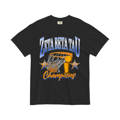 Championship Fraternity Tee-Zeta Beta Tau-M-black