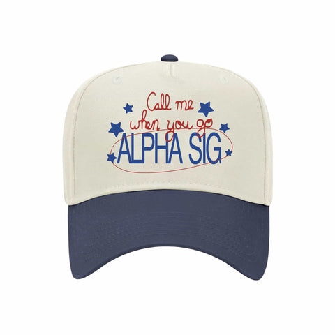 1-800 Embroidered Sorority Hat