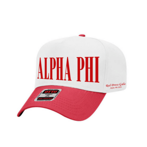 Denver Alpha Phi Crimson Merch Trucker Hat '24