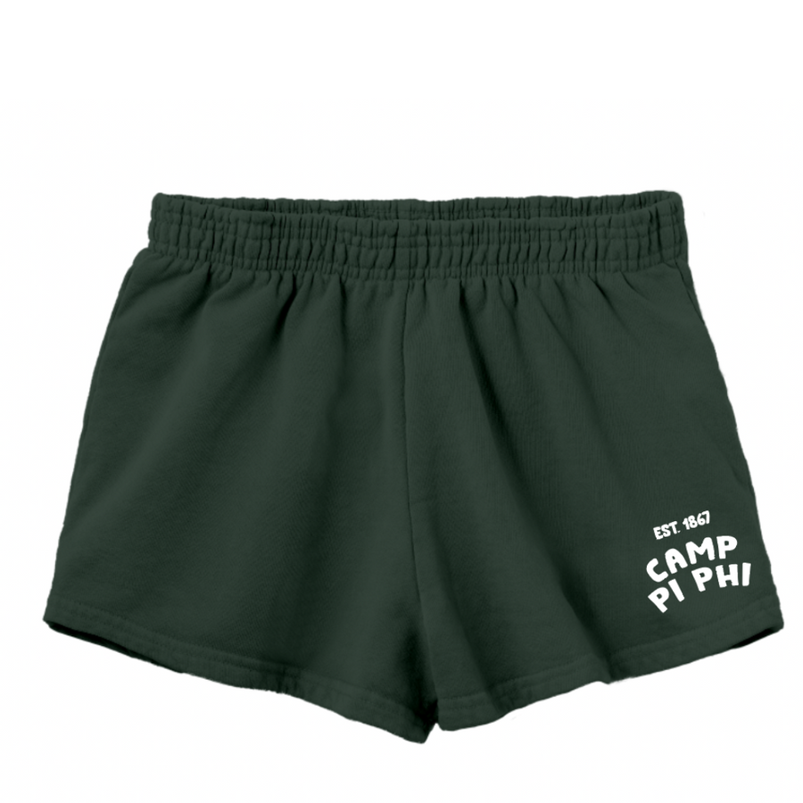 WSU Pi Beta Phi Spirit Week Forest Green Shorts '24