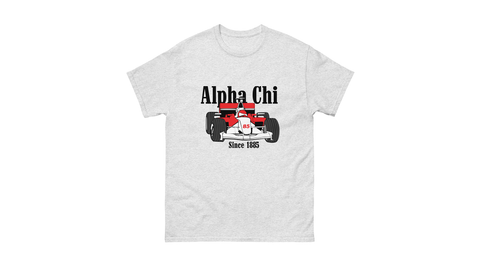 Victory Lap Unisex Tee-Alpha Chi Omega-S-gray