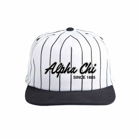 Silver and Black Embroidered Sorority Hat