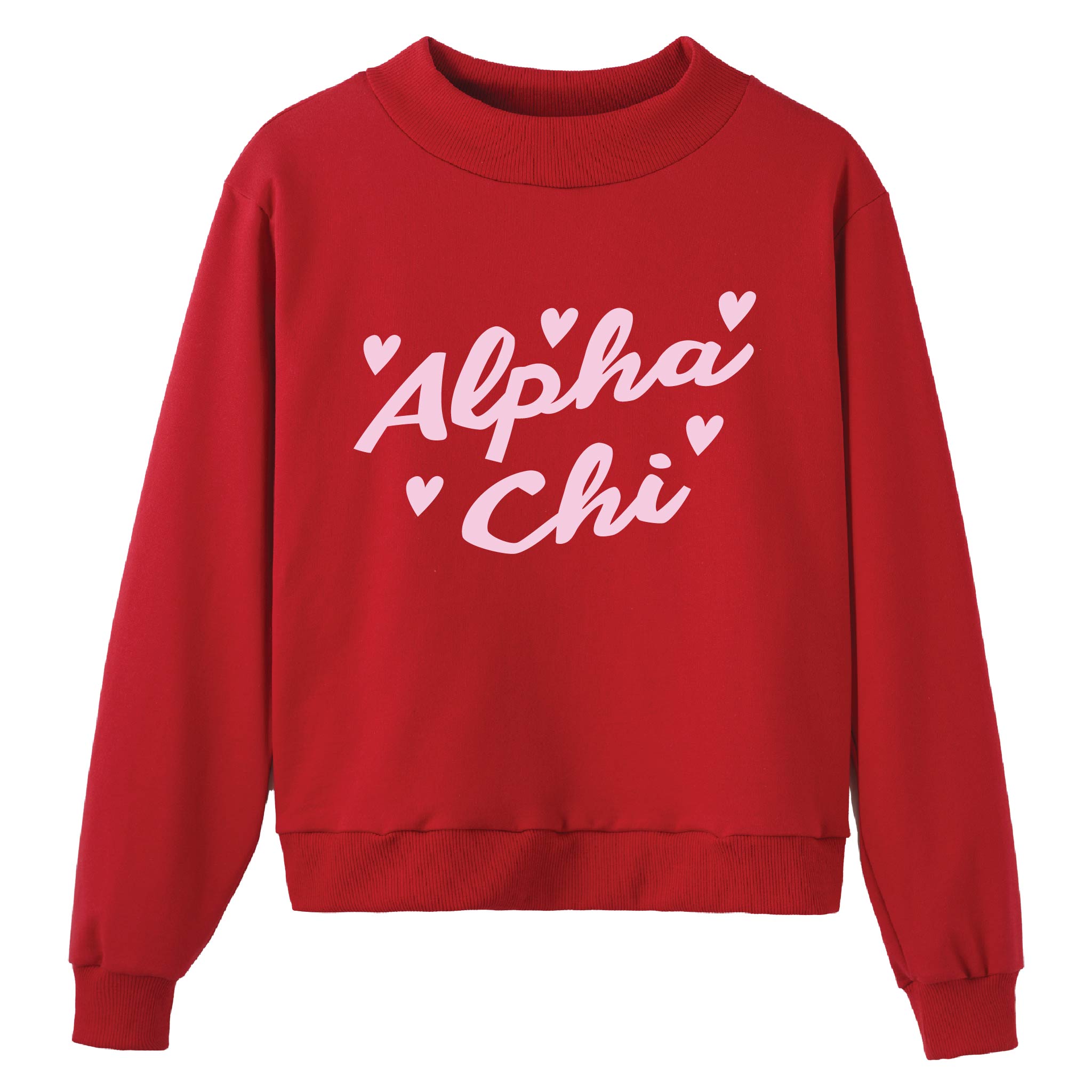 Heartbeat Red Sorority Mock Neck – The Hang Loose Hut