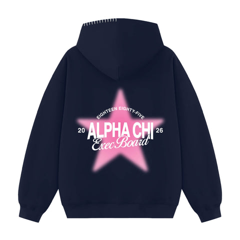 Star Council Exec Hood Stitch Sorority Hoodie
