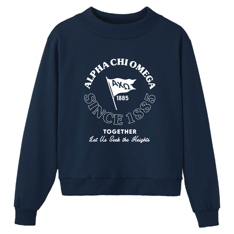 Flag is Raised Sorority Mock Neck