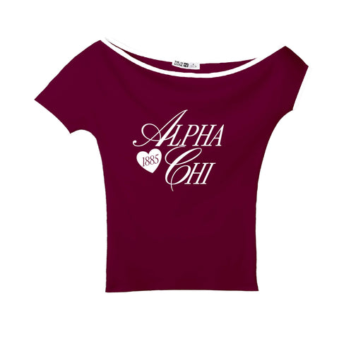 Adorn Bordeaux Sorority Marina Top