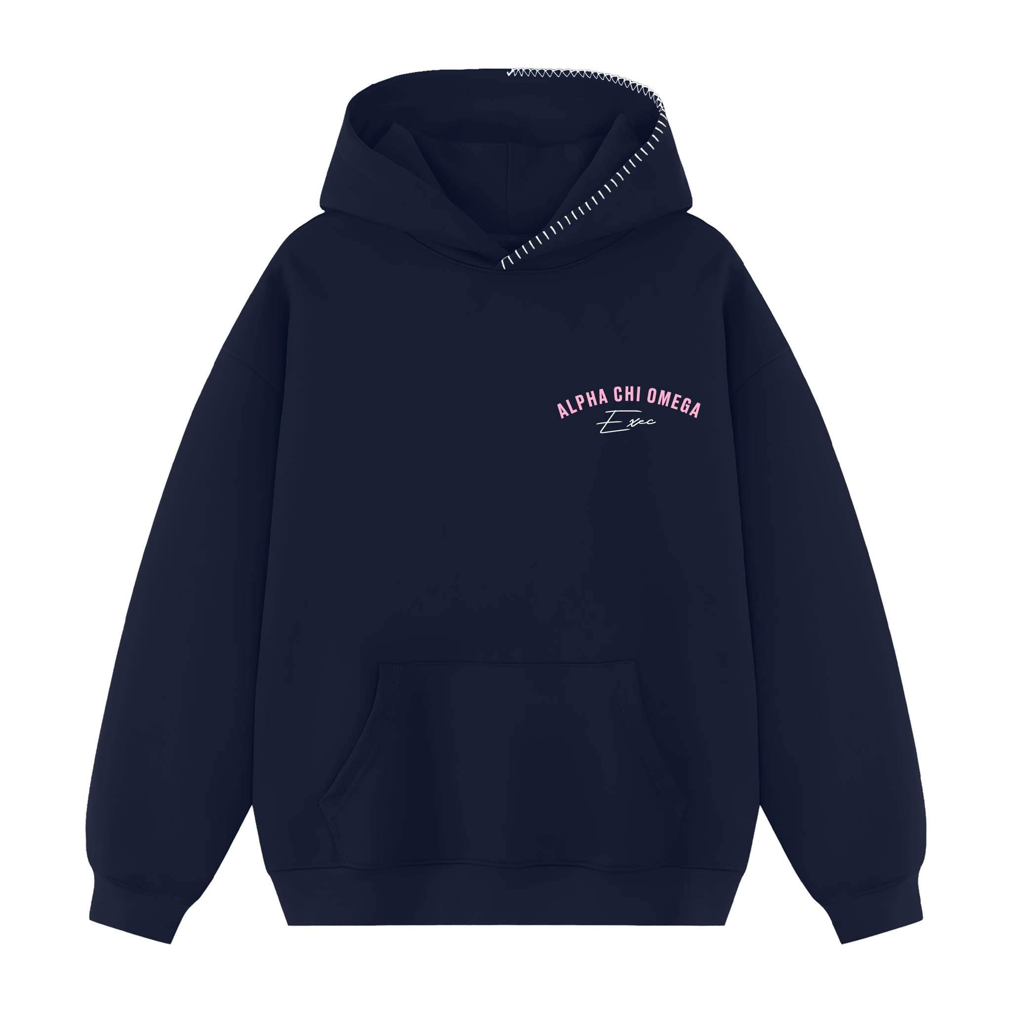 Navy Alpha Xi Delta Hoodie TCNJ Pre-order – The Hang Loose Hut