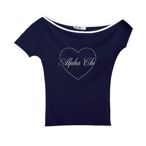 Celebration Station Navy Sorority Marina Top