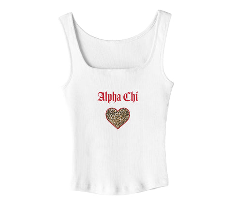 Leopard Couture Sorority Tank