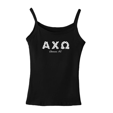 Polka Dot Hermosa Tank Clemson Pre-order